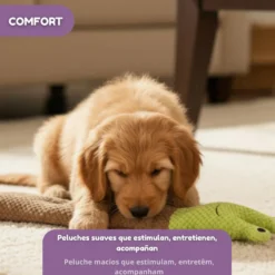 Tootoy! Caracol de Peluche Extensible con Sonido para perros