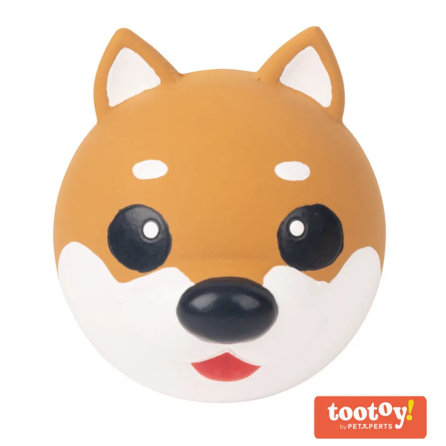 Tootoy! Chew Corgi mordedor de látex con sonido para perros