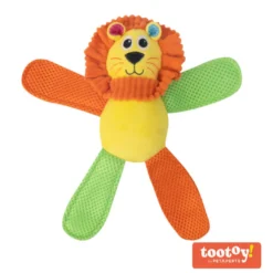 Tootoy! Chew Fetch It Lion Multicolor peluche para perros