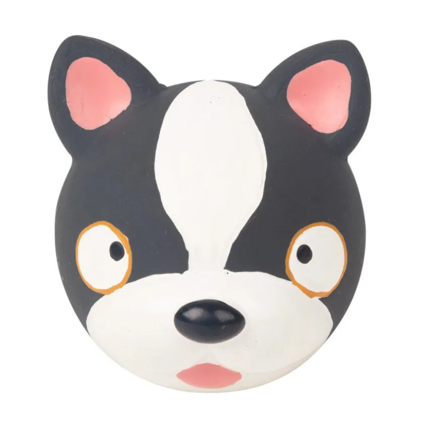 Tootoy! Chew French Bulldog mordedor de látex con sonido para perros
