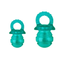 Tootoy! Chew Puppyfier Azul Mordedor blando con sonido para perros