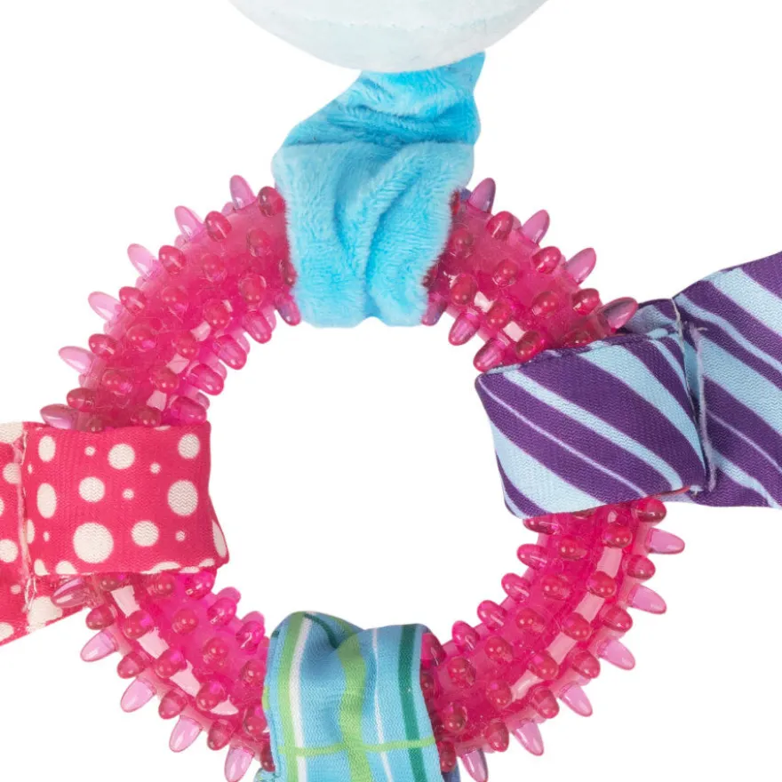 Tootoy! Chew Ring Giraffe mordedor para cachorros