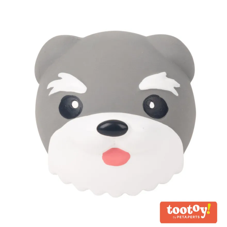 Tootoy! Chew Snauzer mordedor de látex con sonido para perros
