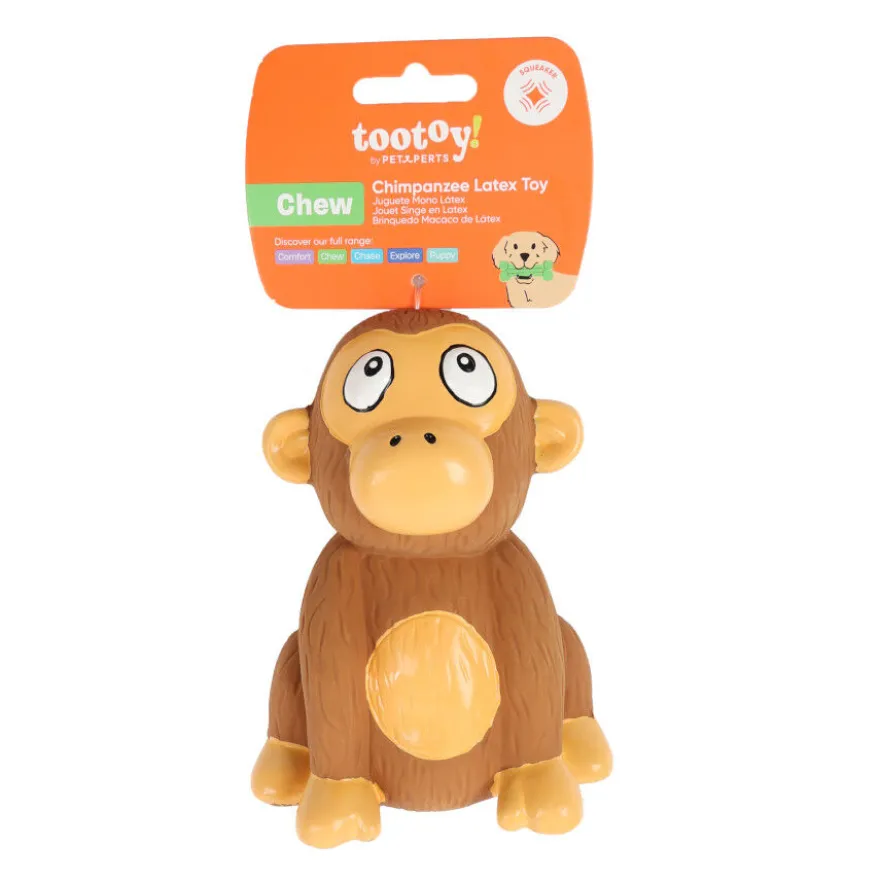 Tootoy! Chimpancé Mordedor con Sonido para perros