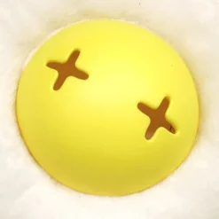 Tootoy! Comfort Fried Egg Cuddler peluche portagolosinas para perros