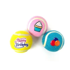 Tootoy! Comfort Happy Birthday Pack de pelotas para perro