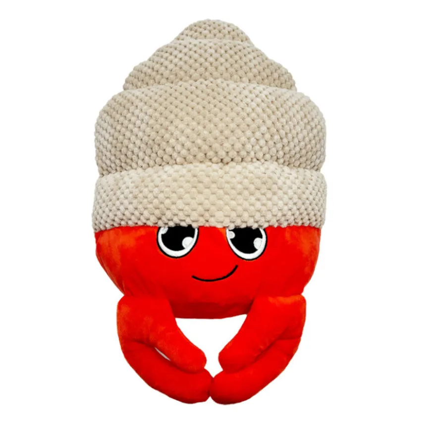 Tootoy! Comfort Hermit Crab Cuddler peluche con sonido para perros