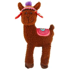 Tootoy! Comfort Long Legs Alpaca peluche con sonido para perros