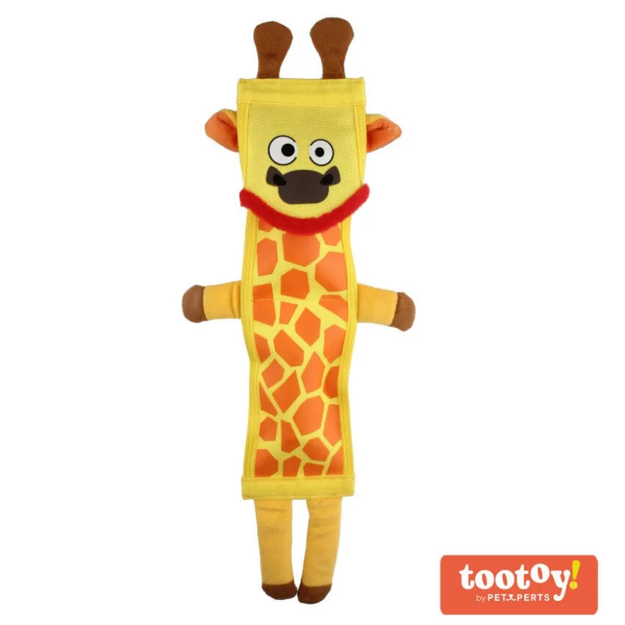 Tootoy! Comfort Resistant Giraffe Toy peluche para perros