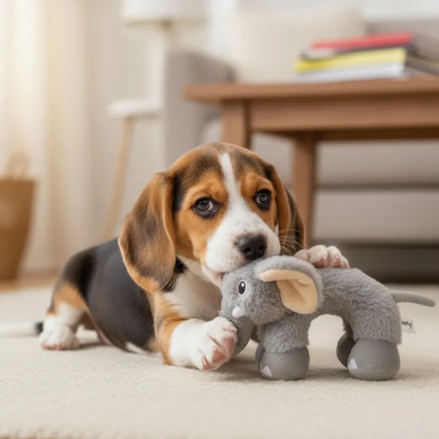 Tootoy! Elefante Mordedor de Peluche para cachorros