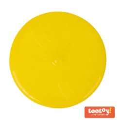 Tootoy! Flexible disc Yellow Frisbee Flexible Amarillo para perros