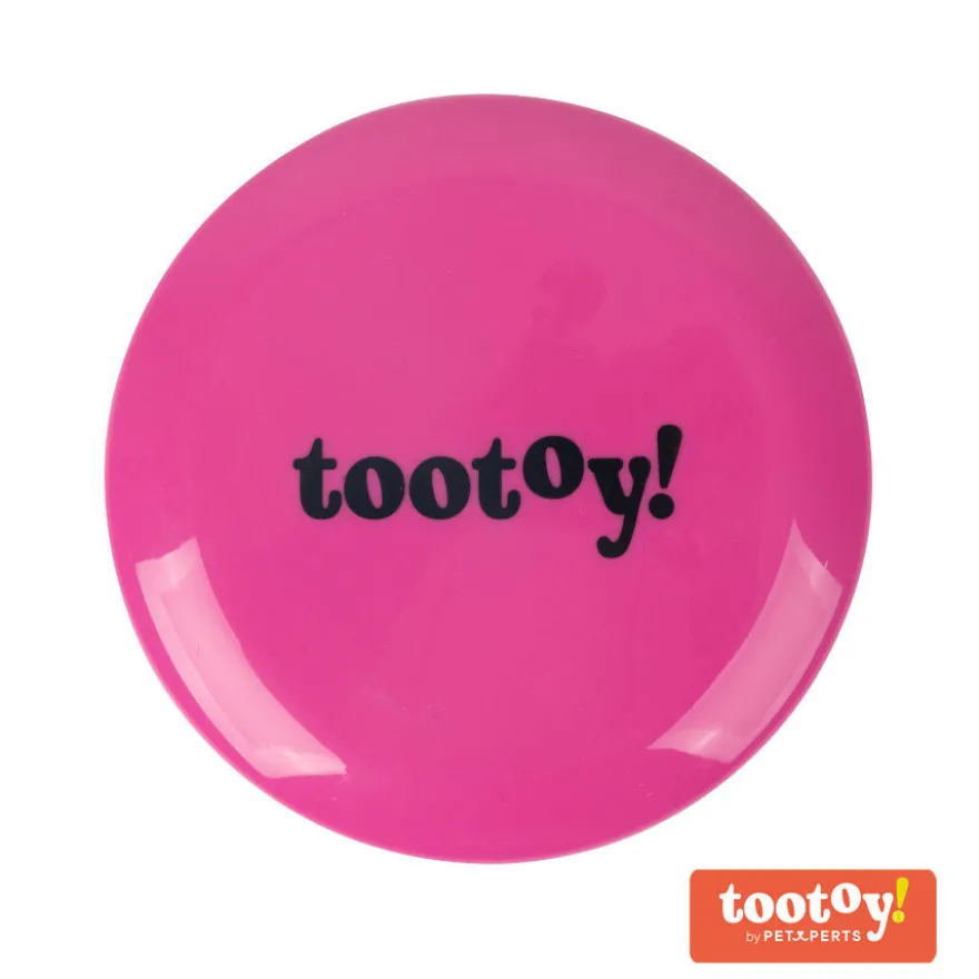 Tootoy! Flying disc Pink Frisbee Rosa para perros