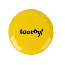 Tootoy! Flying disc Yellow Frisbee Amarillo para perros