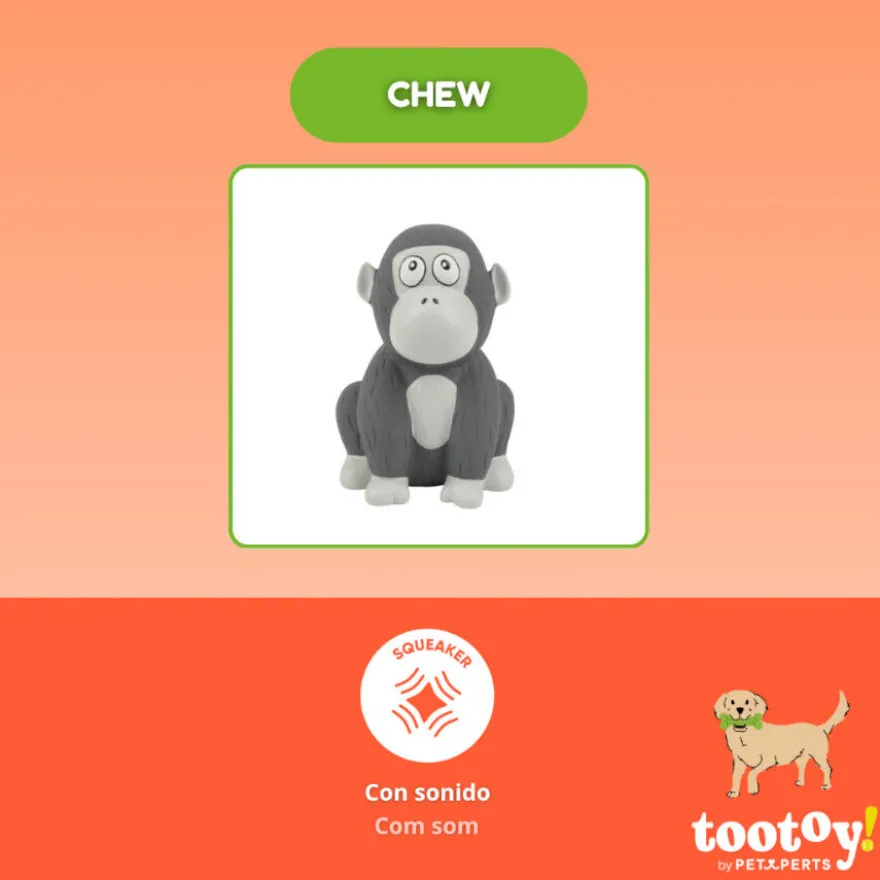 Tootoy! Gorila Mordedor con Sonido para perros