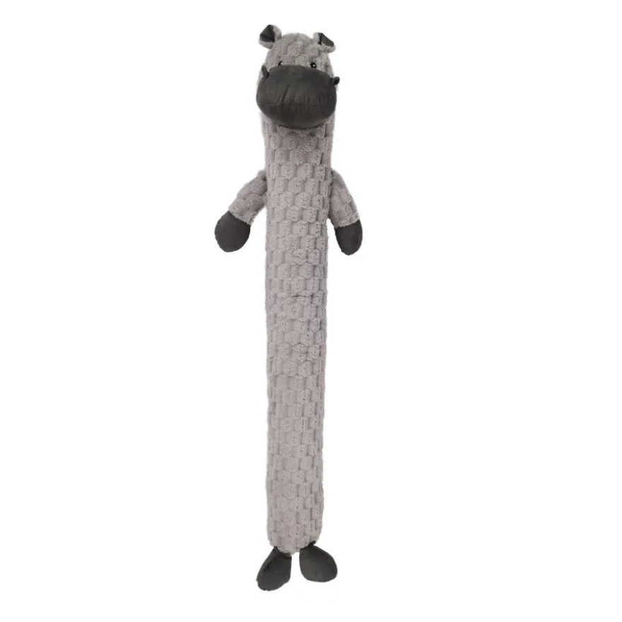 Tootoy! Hipopótamo Largo de Peluche con Sonido para perros