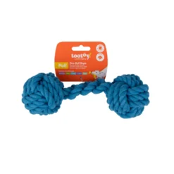 Tootoy! Hueso Mordedor de Cuerda Azul para perros