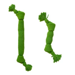 Tootoy! Hueso Mordedor de Cuerda Verde para perros