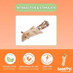 Tootoy! Juguete Interactivo Skinneeez para gatos