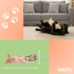 Tootoy! Juguete Interactivo Skinneeez para gatos