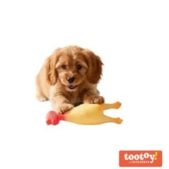 Tootoy! Juguete Pollo Mordedor con Sonido para perros