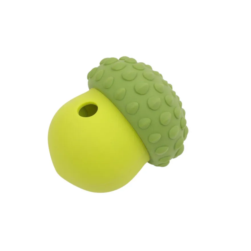Tootoy! Juguete Portagolosinas Bellota Verde para perros
