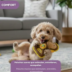 Tootoy! Mono Mordedor de Peluche Resistente para perros