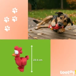 Tootoy! Mordedor con Sonido Gallina para perros