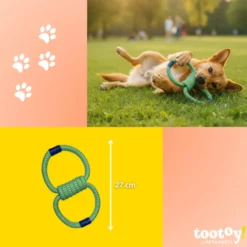 Tootoy! Mordedor de Cuerda Doble para perros