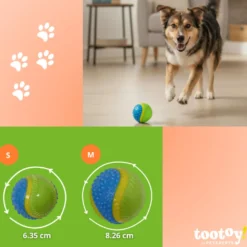 Tootoy! Pelota de Goma con Texturas para perros