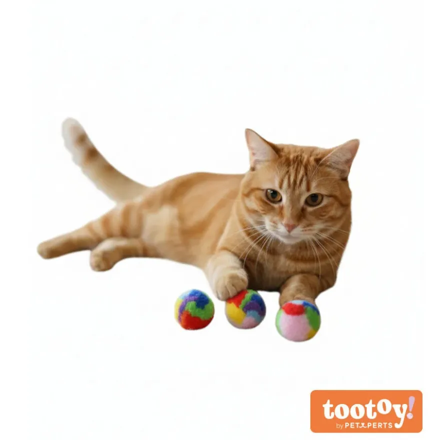 Tootoy! Pelota de Peluche Suaves para gatos