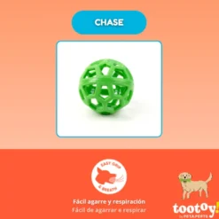 Tootoy! Pelota Easy Grip Hexagonal para perros