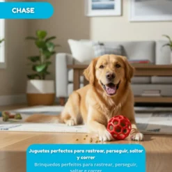 Tootoy! Pelota Easy Grip Hexagonal para perros
