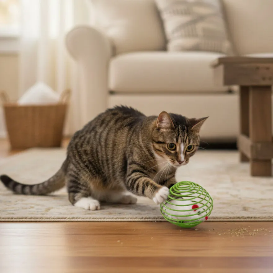 Tootoy! Pelota Interactiva con Ratón para gatos