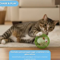 Tootoy! Pelota Interactiva con Ratón para gatos