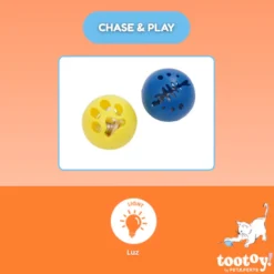 Tootoy! Pelotas Interactivas con Luces LED para gatos