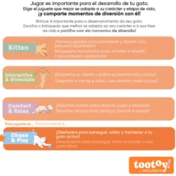 Tootoy! Pelotas Interactivas con Luces LED para gatos