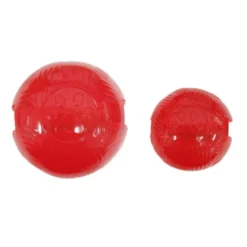 Tootoy! Pelota Toughie Rubber de Goma Roja para perros