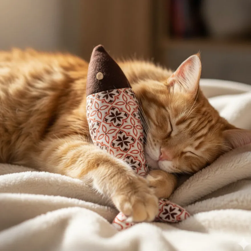 Tootoy! Peluche Pez con Catnip Estampado para gatos