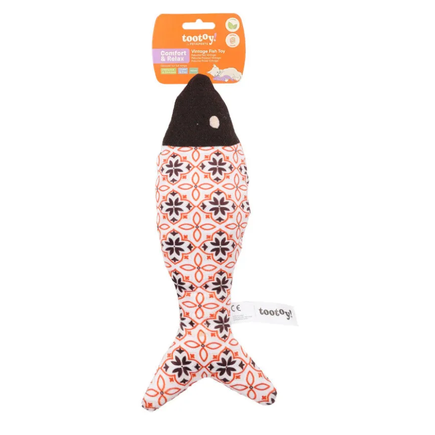 Tootoy! Peluche Pez con Catnip Estampado para gatos