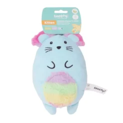Tootoy! Peluche Rainbow Mouse Azul para gatos