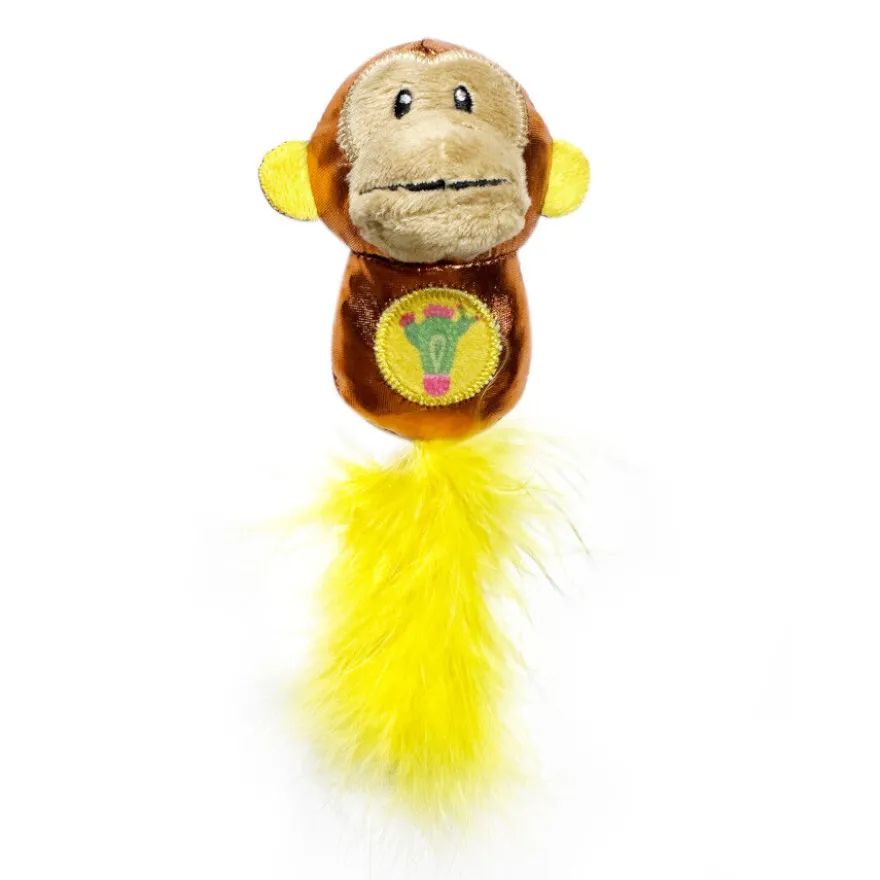 Tootoy! Peluches con Catnip Monkey & Alpaca para gatitos