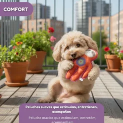Tootoy! Perezoso Mordedor de Peluche Resistente para perros
