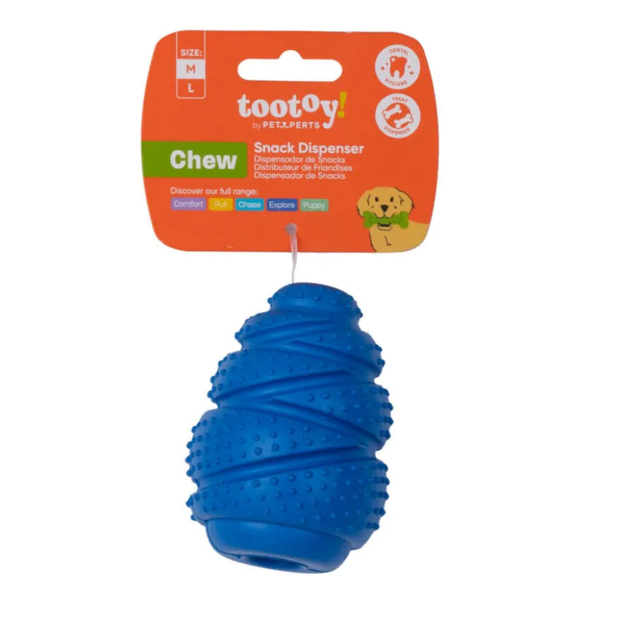 Tootoy! Portagolosinas de Goma Azul o Naranja para perros