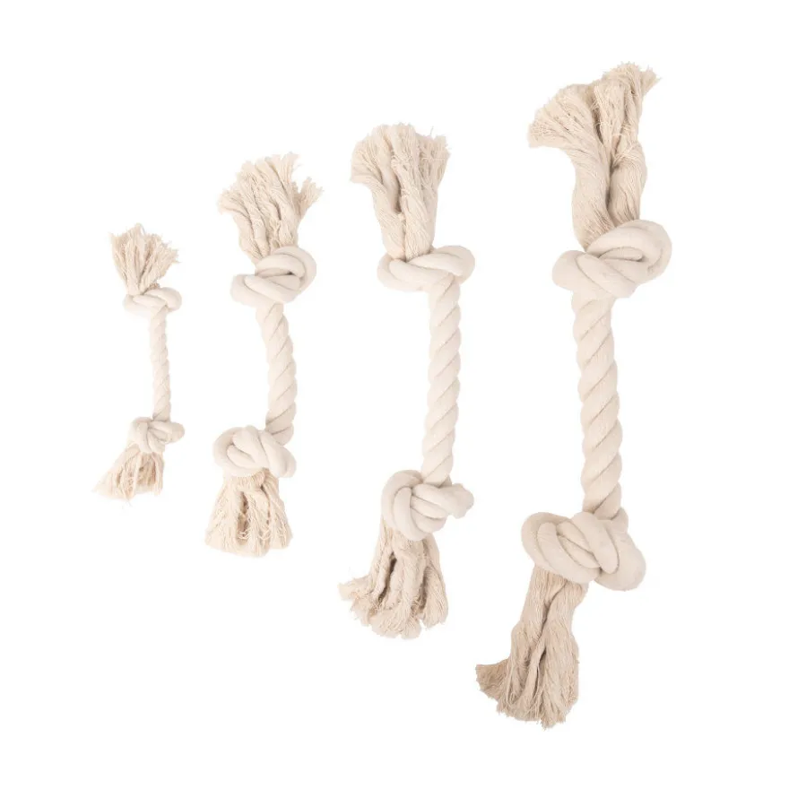 Tootoy! Pull Natural Rope Bone juguete de cuerda para perros