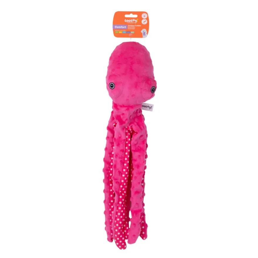 Tootoy! Pulpo de Peluche con Sonido Rosa para perros
