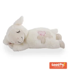 Tootoy! Puppy Ovejita Heart Beat peluche con sonido para perros
