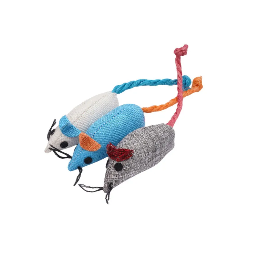 Tootoy! Ratón de Tela Colores Variados para gatos