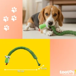 Tootoy! Serpiente Modedor de Cuerda para perros
