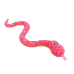 Tootoy! Serpiente Mordedor de Peluche Rosa para perros