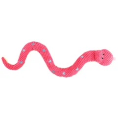 Tootoy! Serpiente Mordedor de Peluche Rosa para perros